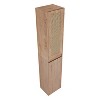 Chery Life 11.81" x 9.81'' x59'' in Brown Bathroom Side Cabinet, Soft Close Doors, Float Mounting Design - 2 of 4