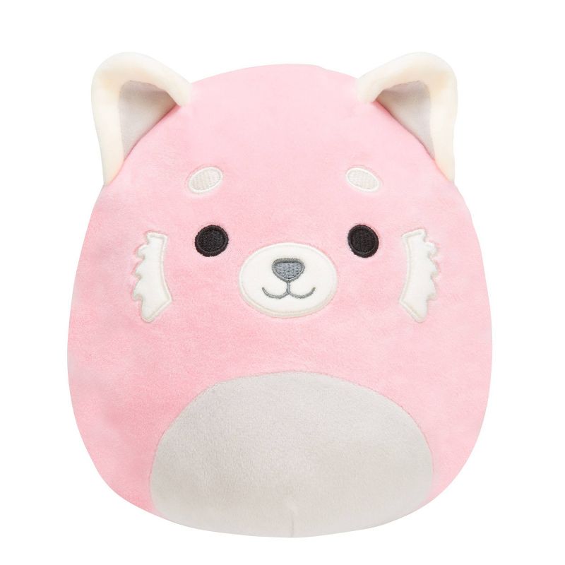 Squishmallows 8&#34; 2-in-1 Flipamallows Mischa Gray Leopard and Pink/Gray (Red) Panda Plush Toy, 1 of 14