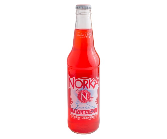 NORKA Cherry Strawberry - 4pk/12 fl oz Glass Bottles