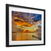Stupell Industries Sunset and Ocean Clouds Framed Print Under Glass - 2 of 4