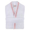 All-Season Unisex Cotton Terry Lounge Bathrobe with Embroidery by Blue Nile Mills - 2 of 4