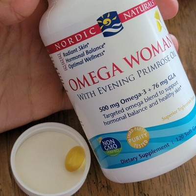 Nordic Naturals Omega Woman Lemon Evening Primrose Oil With