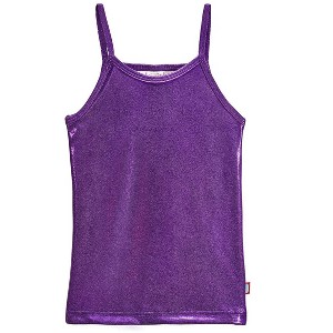 City Threads Girls Sparkly Lined Camisole - USA-Made, Purple, 12 - 1 of 4