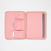 Large Tech Storage Pouch Pink - Threshold™ - image 2 of 4