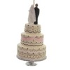 Cody Foster 6.25 In Our First Christmas Together Wedding Couple Cake Bride Groom Tree Ornaments - 2 of 3