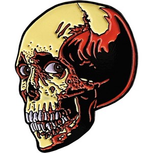 Trick or Treat Studios Adult Evil Dead 2 Poster Skull Face Enamel Painted Lapel Pin - Beige - 1 of 1