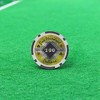 Slickblue Clay Composite Poker Chips 14-Gram 25-Pack, Laser Holo Design, Game Set, Black Diamond, $0.25-$1K - 2 of 3