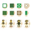 PICASSO-TILES 186 PC Military Combat Force Theme, Magnetic Tiles and Brick Compatible Set, STEM Toys for Kids 3+ - 4 of 4