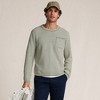 Lands' End Men's Long Sleeve Textured Cotton Crewneck Sweater - 4 of 4