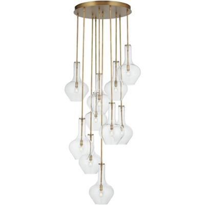 Possini Euro Design Possini Euro Aragon 31"W Gold 10-Light Cluster Chandelier
