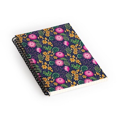 Pimlada Phuapradit Dahlia and fern Spiral Notebook - Deny Designs