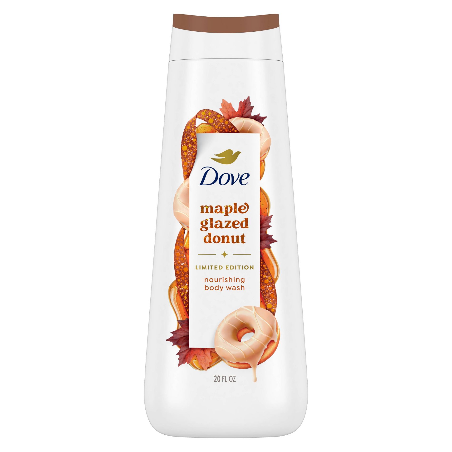Dove Beauty Limited Edition Fall Holiday Treat Body Wash - Maple Glazed Donut - 20 fl oz