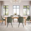 Fabric Upholstered Dining Chairs Set of 4,Seat Width 19 Inch Dining Chair for Kitchen,Dinging Room,Living Room,Farmhouse Furniture-Tanpinhause - 3 of 4
