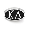 Black Bow Jewelry Sterling Silver Kappa Delta Greek Life Bracelet Bead Charm - 2 of 3