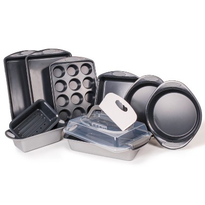 BergHOFF 11-Piece Gray and Silver Carbon Steel Bakeware Set