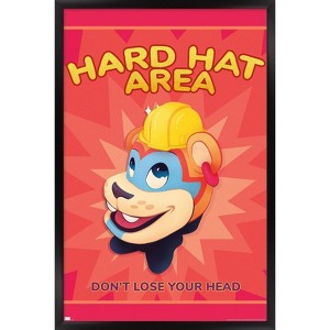 Trends International Five Nights at Freddy's: Security Breach - Hard Hat Framed Wall Poster Prints - 1 of 4