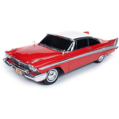 1958 Plymouth Fury Christine" Night Time Version 1/18 Diecast Model Car by Autoworld"