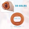 Unique Bargains Silicone Hand Grip Circle Adjustable Strength Grip 70-80LBS - 2 of 4