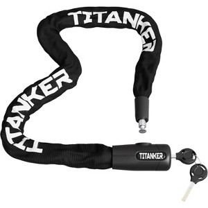 Bike Chain Lock with Keys, 3.3 Feet Security Heavy Duty Anti-Theft Bicycle Chain Locks for Bike - 1 of 4