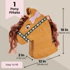 Blue Panda Small Pony Design Pinata for Wild West Horse Themed Cowgirl Birthday, Farm Party Supplies and Decorations, 12 x 16 x 3 in - 4 of 4
