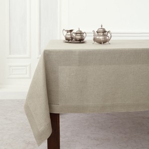 Solino Home Linen Tablecloth | Classic Hemstitch - 1 of 4