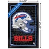 Trends International NFL Buffalo Bills - Neon Helmet 23 Framed Wall Poster Prints - 3 of 4