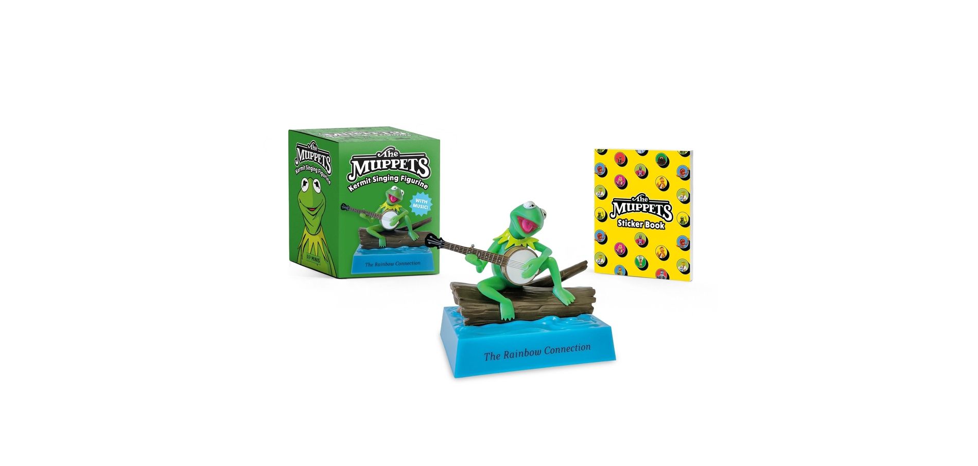 The Muppets: Kermit Singing Figurine - (Rp Minis) by  Running Press (Paperback)