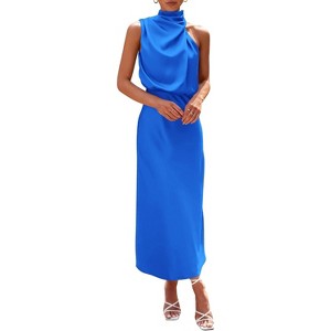brilliant blue dress Brilliant Blue, Stretch Velvet – Boho Fabrics main image 0