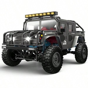1: 12 Scale 4WD RC Car, 2.4GHz, IPX4 Waterproof, Climbing Truck, 2 Batteries, Teens Adults - 1 of 4