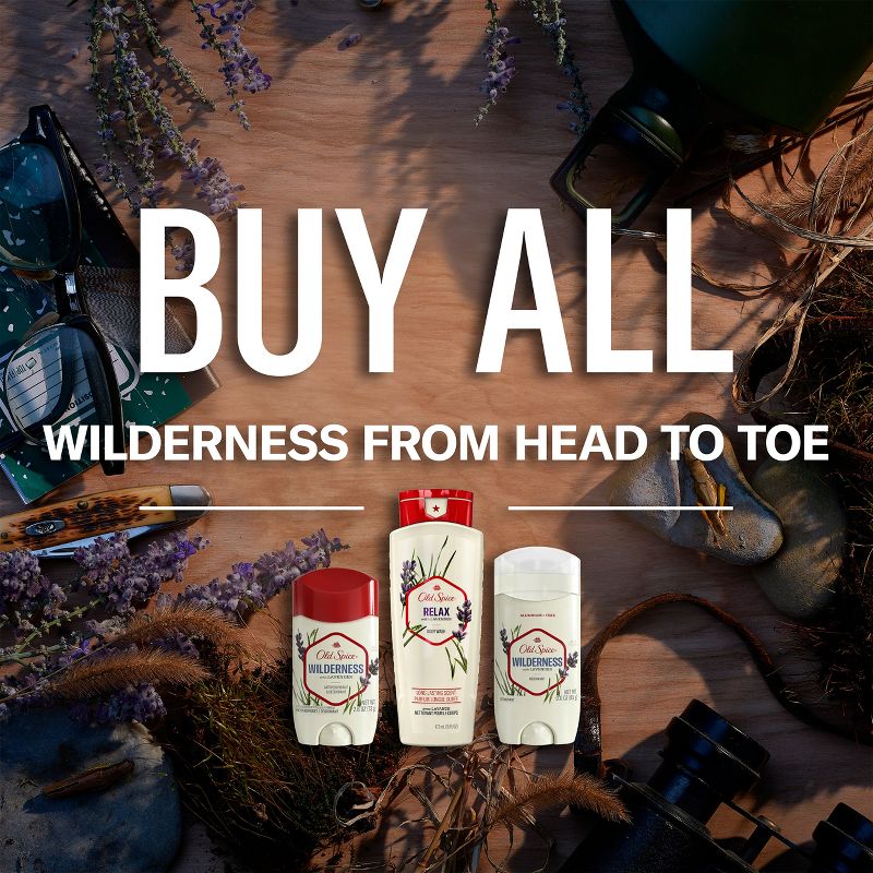 Old Spice Men&#39;s Deodorant Aluminum-Free Wilderness with Lavender - 3oz, 6 of 11