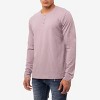 X RAY Men's V Neck & Henley Long Sleeve t shirts,new tshirt - 3 of 4