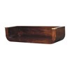 Solid Wood Floating Console Table with Large Open Slot and Rounded Edges - 4 of 4