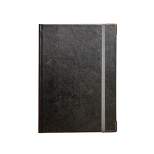 Guided Journal 5.75"x8.5" Casebound Vegan Leather Black - russell+hazel