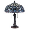 Chloe Lighting Prisma Tiffany-style 2 Light Table Lamp 16" Shade - 2 of 2