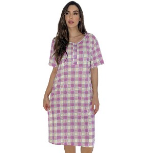 Just Love Short Sleeve Nightgown Sleep Dress for Women - 1 of 3