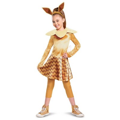 Kids Deluxe Pokemon Eevee Halloween Costume Dress Target