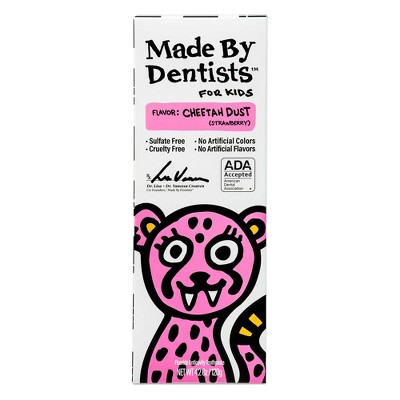 Made By Dentists Kids Cheetah Fluoride Anticavity Toothpaste 