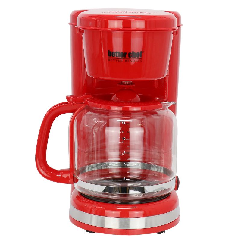Better Chef 12 Cup 900 Watt Coffee Maker in Red, 1 of 7