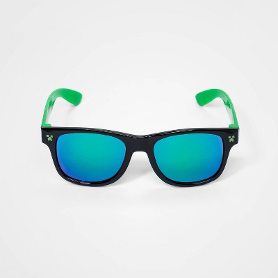 Kids' Minecraft Sunglasses - Green/Black