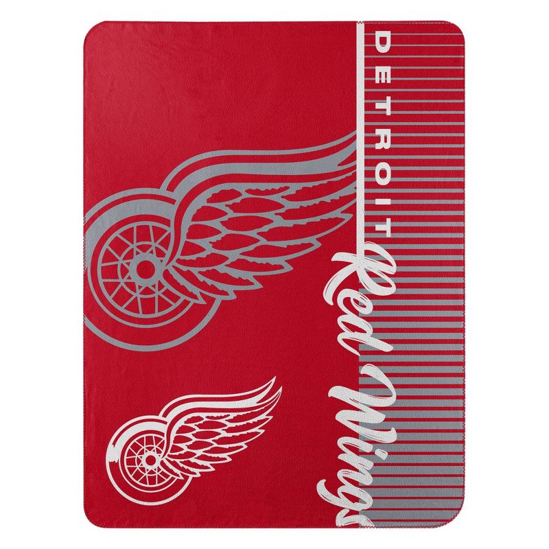 NHL Detroit Red Wings Double Sided Cloud Throw Blanket, 1 of 4