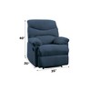 Woven Fabric Motion Recliner Chair with Pillow-Top Arms - 3 of 4