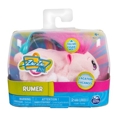 Zhu Zhu Pets - Vacation Rumer 4" Hamster Toy with Sound and Movement