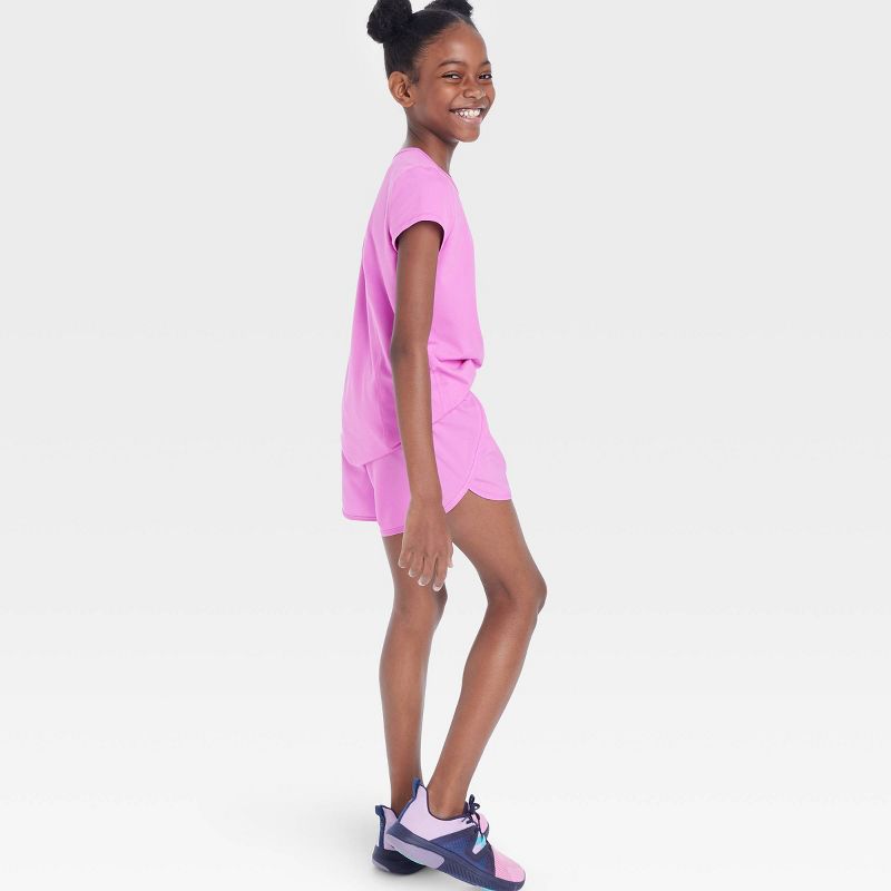 Girls' Run Shorts - All in Motion™, 3 of 4