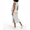 Women's Crew Neck Sleeveless Racerback Maternity Midi Dress | Motherhood Maternity - 2 of 4