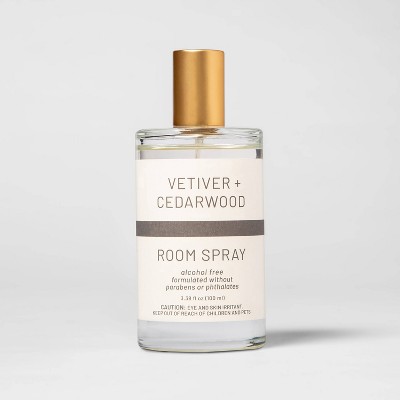 3.3 fl oz Wellness Vetiver and Cedar Wood Room Spray - Project 62™