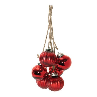 Melrose Glass Ball Drop Ornament (Set of 2)