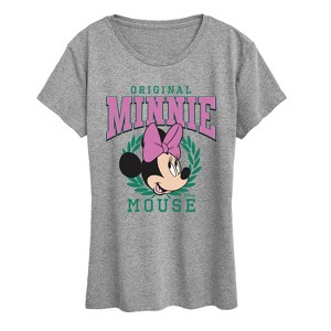 Women's - Disney - Minnie Crest Short Sleeve Graphic T-Shirt - 1 of 4