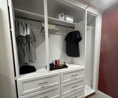 Two Shelf Hanging Closet With Hanging Rod - Brightroom™ : Target