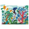 Djeco Silhouette Coco the Toucan Jigsaw Puzzle, 24 Pieces, 16 x 12 inches, Ages 3 and Up - 2 of 2