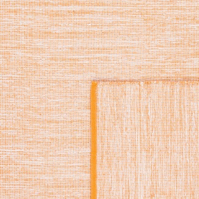 Montauk Handwoven Orange Cotton Area Rug 3x5